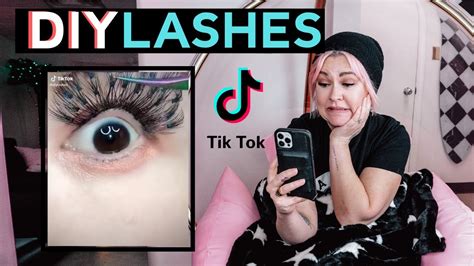 Lash Artist Reacts To DIY Lash Extensions On Tik Tok Doing Your Own