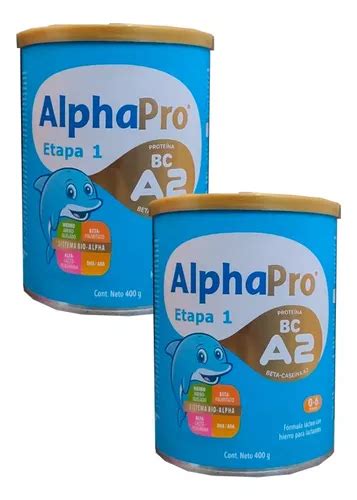 Formula Infantil Alphapro Etapa1 Láctea Con Hierro Pack 2 Meses Sin