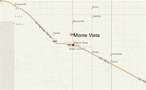 Monte Vista Co Map