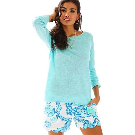 Lilly Pulitzer Alana Linen Boatneck Pullover Sweater