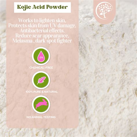 Kojic Acid Powder For Cosmetic Use Skin Brightening Lightening