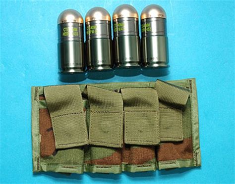 Specwarfare Airsoft Gandp M203 40mm Grenade Shell Package C