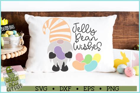 Easter Gnome Jelly Beans SVG File Graphic By Crunchy Pickle Creative