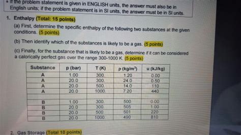 Solved First Determine The Specific Enthalpy Of The