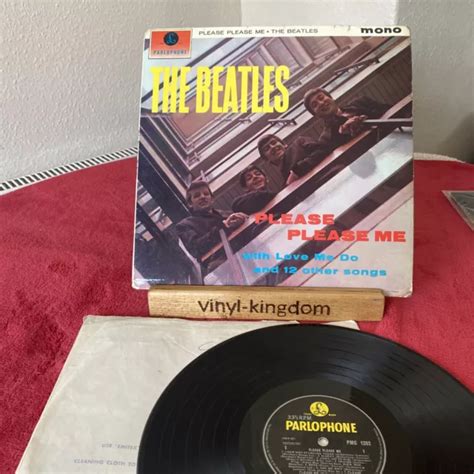 The Beatles Please Please Me Lp Pressing Xex N Mono Vg Vg