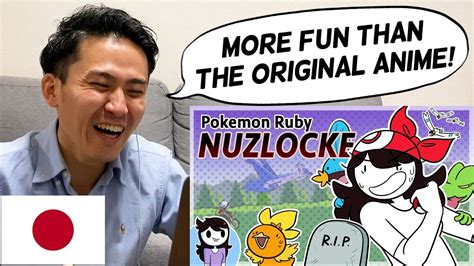 Japanese Reacts To I Attempted My First Pokemon Nuzlocke Jaiden