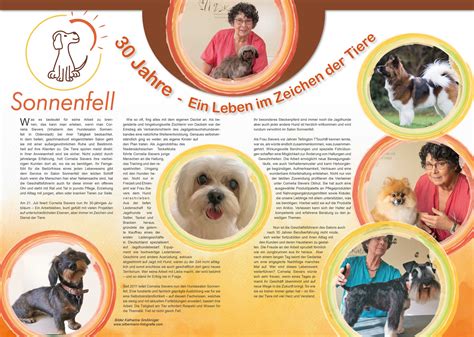 Jahre Ein Leben Im Zeichen Der Tiere Hundesalon Sonnenfell