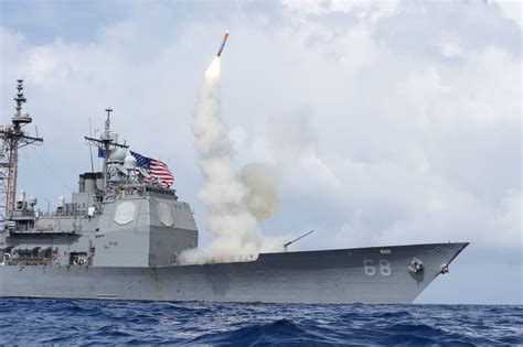 USS Anzio Conducts Tomahawk Test Launch NAVAIR