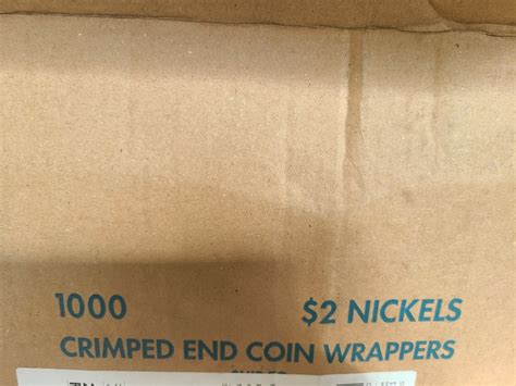 Coin Tainer Company Preformed Tubular Coin Wrappers Nickels