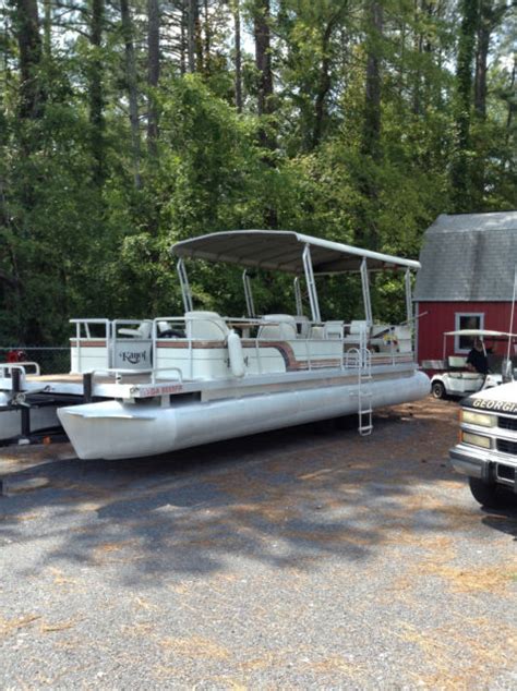 1984 Harris Kayot Pontoon Boat For Sale In Chatsworth Georgia United States