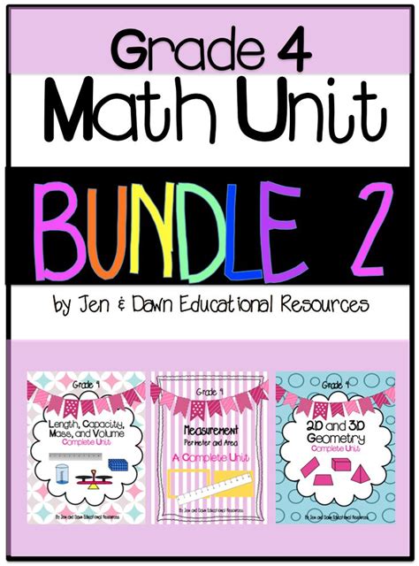 Grade 4 Math Units Bundle 2 Ontario 2020 Curriculum PDF And Google