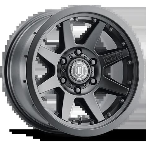 Rebound Pro 17x8 5 Sat Black 5x127 5 Icon Alloys 4unds