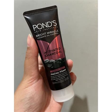 Jual New Pond S Bright Miracle Ultimate Oil Control Activated Charcoal