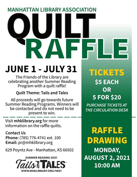 Friends Of The Library Quilt Raffle By Manhattanpubliclibrary Issuu