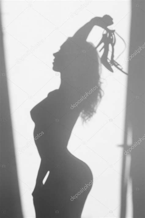 Beautiful Sexy And Erotic Naked Woman Body Shape Silhouette Stock Photo By Belphnaque