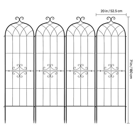 vevor garden trellis     rose trellis  packs garden flower