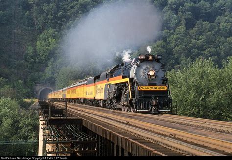 Reading T 1 2101 Heads The Chessie Steam Special Through Thurmond Va