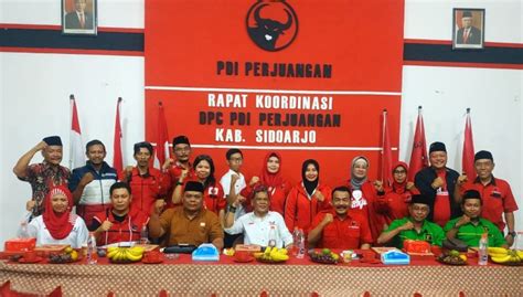 Koalisi Partai Pendukung Ganjar Mahfud Di Sidoarjo Gelar Rakor Dpd