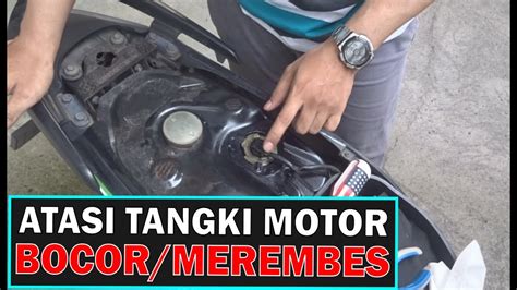 Tak Usah Ke Bengkel Ini Cara Memperbaiki Tangki Motor Bocor Merembes