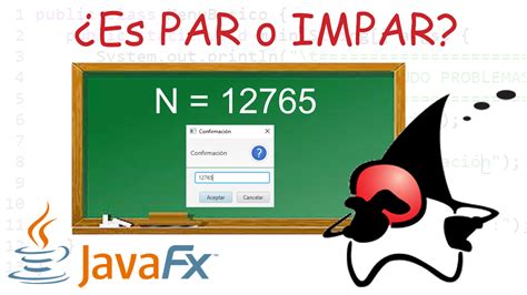 Comprobar Si Un Número Es Par O Impar — Javafx Java Desarrolladores