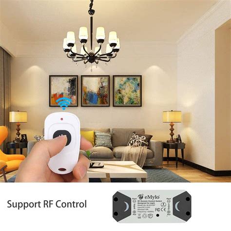 Smart RF Relay Switch EMylo Wireless Remote Control Switch DC 12V RF