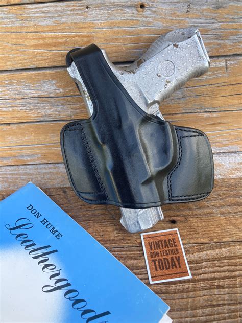 Vintage Don Hume H717 Black Leather Holster For Sandw Smith And Wesson 99