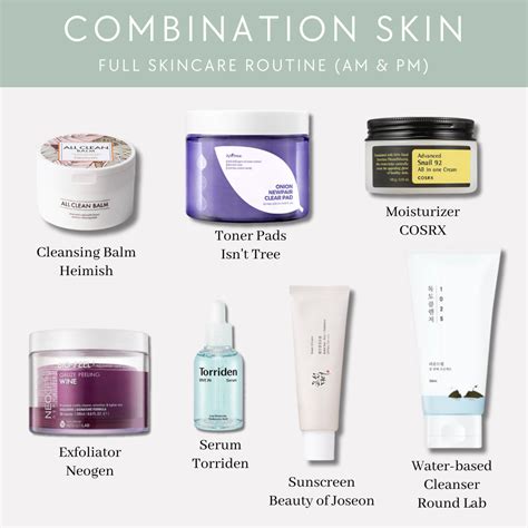 Full Skincare Routine For Combination Skin Sokit Beauty