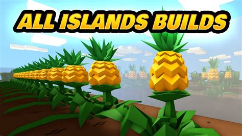 How To Build Every Type Of Auto Farm In Roblox Islands Youtube