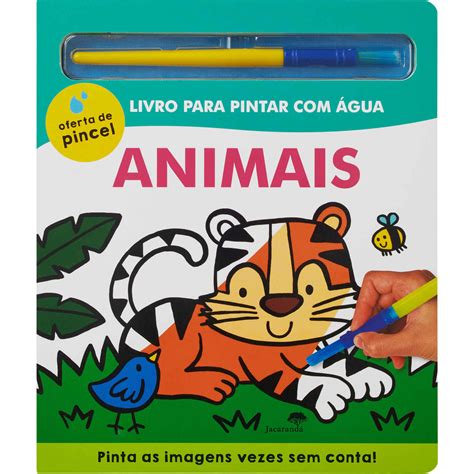 Livro Pintar Com Agua - Animais - Livro para Pintar com Àgua Vários Autores | Continente Online