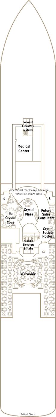 Crystal Serenity Deck Plans: Ship Layout, Staterooms & Map - Cruise Critic