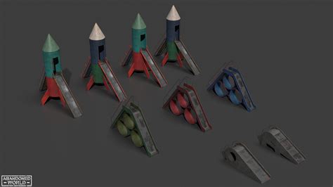 ArtStation - Slides For Playground | Game Assets