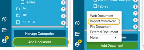 import  word document quick import web manuals