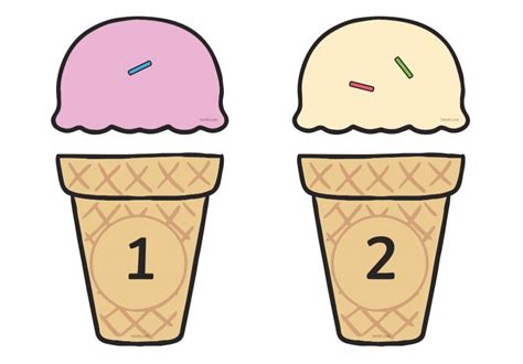 5 Best Ice Cream Matching Activity Free Printables For Kids • Englezz