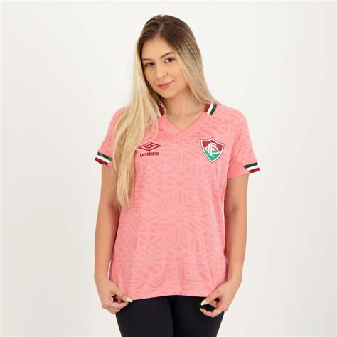 Camisa Umbro Fluminense Outubro Rosa Feminina Futfanatics