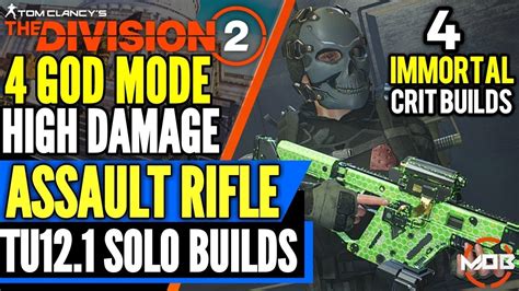 The Division 2 4 BEST SOLO PVE BUILD IMMORTAL GOD MODE HIGH DMG