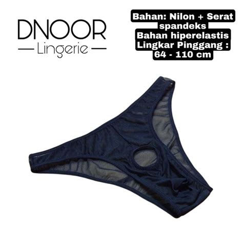 Jual Celana Dalam Lingerie G String Thong Pria All Variasi CD Lubang Tengah Model Gajah Belalai