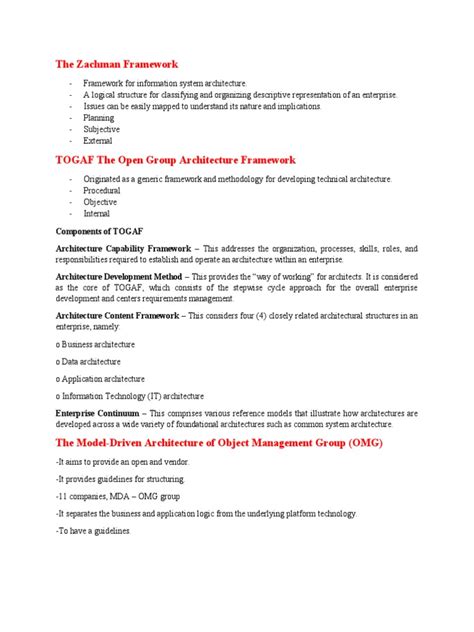 The Zachman Framework | PDF | Systems Engineering | Data