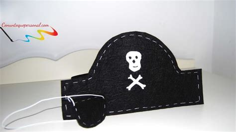 Tutorial Gorro Corona Pirata Y Parche Con Fieltro Sombreros De