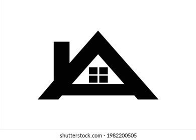 Black Roof Logo Icon Stock Vector (Royalty Free) 1982200505 | Shutterstock