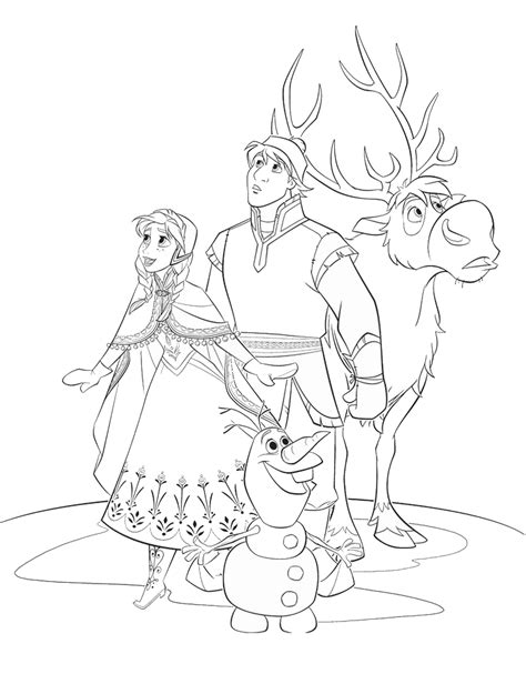 10 Elsa Christmas Coloring Pages Printable PNG COLORIST