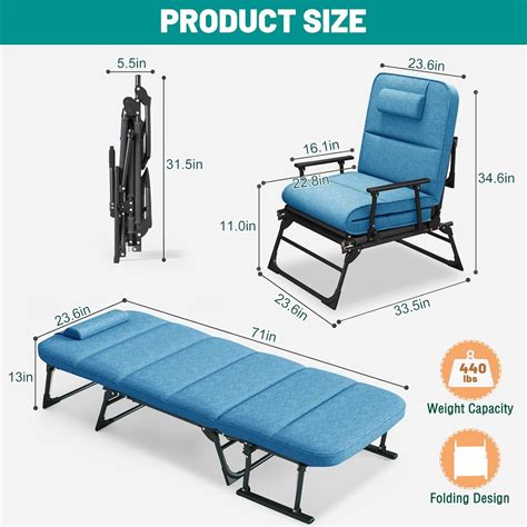 Slsy Cama plegable con colchón cama plegable de tamaño cuna cuna oculta