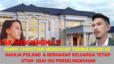 Tak Terduga Lama Bungkam Usai Isu Perselingkuhan Fandy Christian