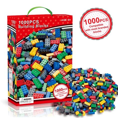 1000 Pcs Of Plastic Building Blocks Diy Compatible Small Particle