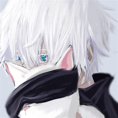 Gojo And Cat Art By Me 3 Rjujutsukaisen