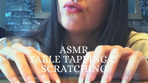 Asmr Table Tapping And Scratching No Talking Youtube