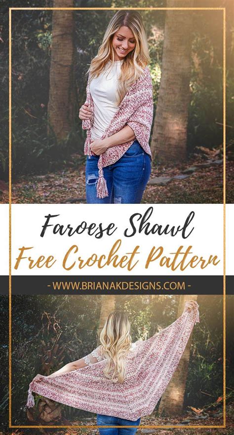 Faroese Crochet Shawl Briana K Designs