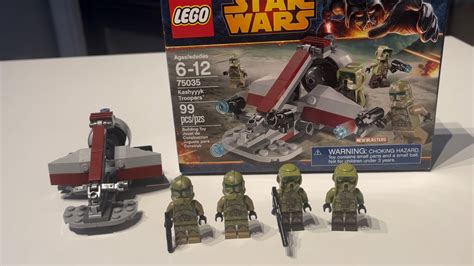 LEGO Star Wars Review Kashyyyk Troopers 75035 YouTube