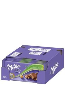 Milka Ganze Haselnüsse 17 Tafeln 100g Schokoladentafeln günstig