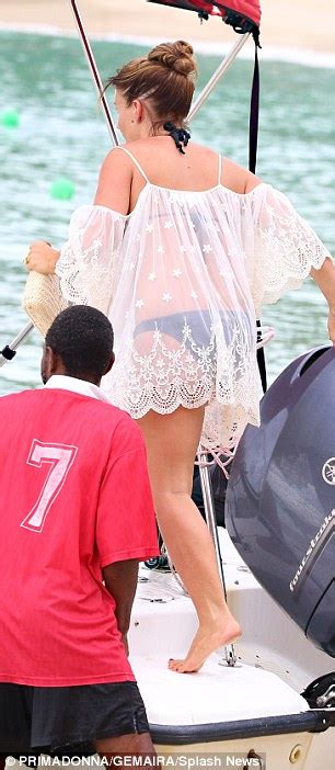 Coleen Rooney Slips Into Skimpy Black Bikini And Lingerie Inspired