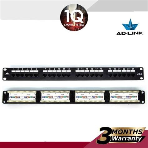 Adlink Ports Patch Panel Cat Fully Load Computers Tech Parts